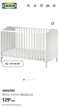 Berco bebe ikea branco