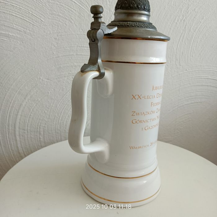 Kufel piwny pamiątkowy