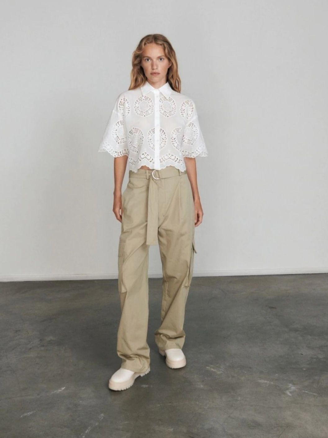 Брюки штани карго бавовняні жіночі cargo pants reserved