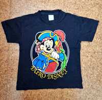 T-shirt preta Euro Disney com o Mickey, 2/4 anos