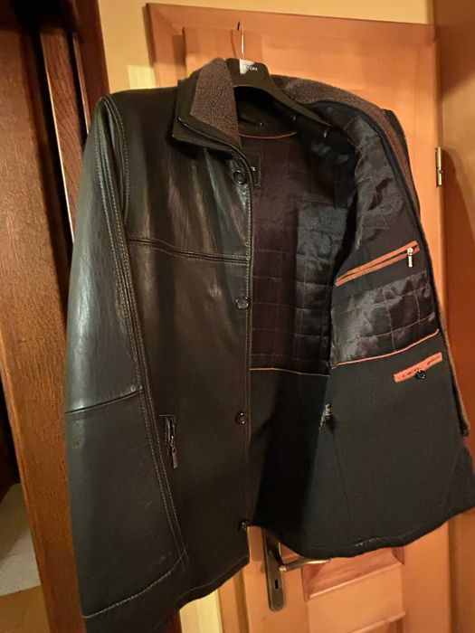 super kurtka skórzana 3/4 firmy Engbers r 52