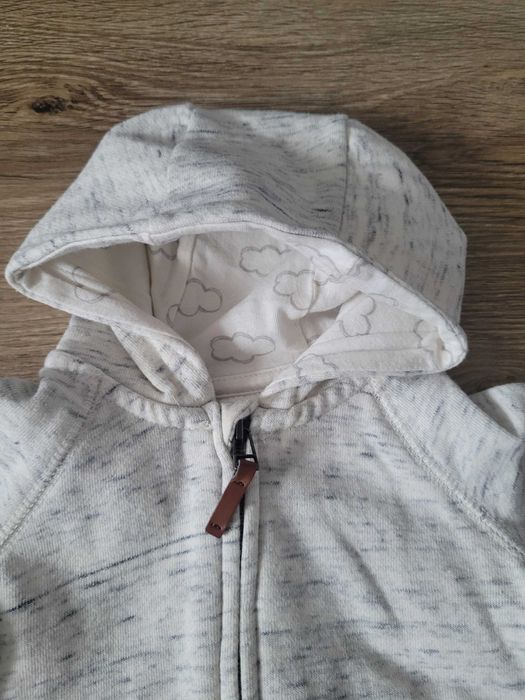 Jasny Beżowy kombinezon z kapturem, jak nowy, h&m