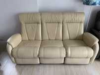 Sofa skórzana z funkcją relax