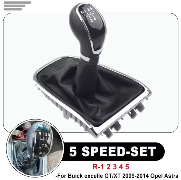 Punho alavanca mudanças moca com fole para Opel Astra