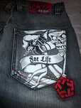 Spodnie Tribal Gear Streetwear Hip hop szerokie nogawki Baggy