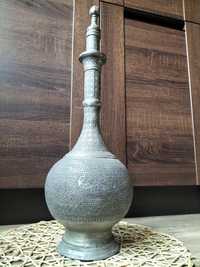 Stary orientalny wazon naczynie mosiężne miedziane