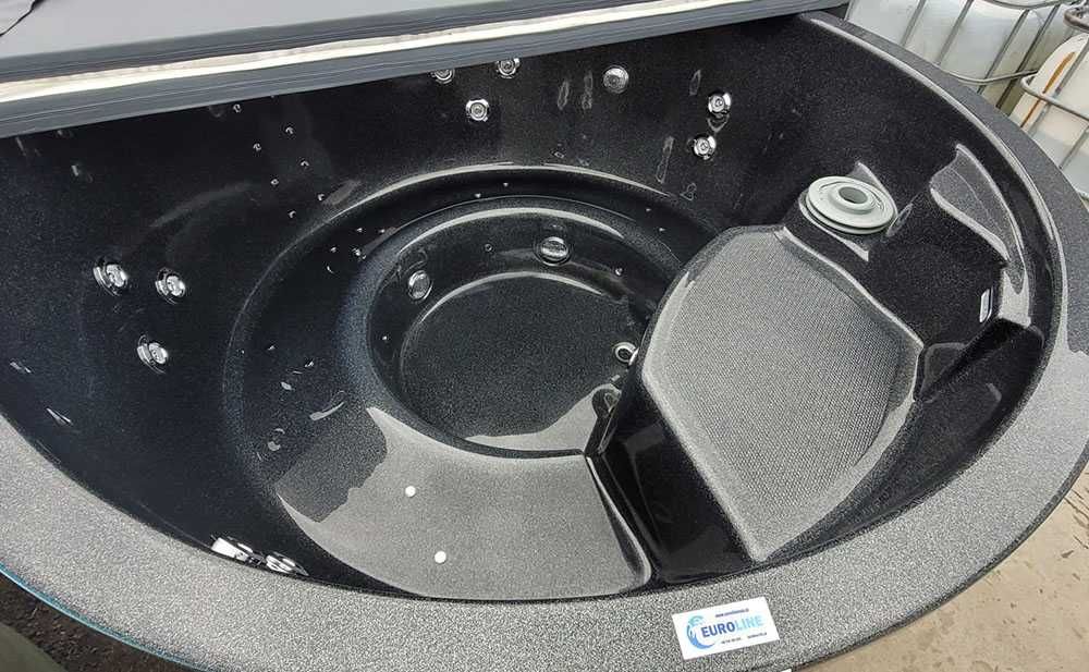 Balia 225cm GRANITCOAT Gorąca Beczka Hot Tub Hydromasaż PREMIUM