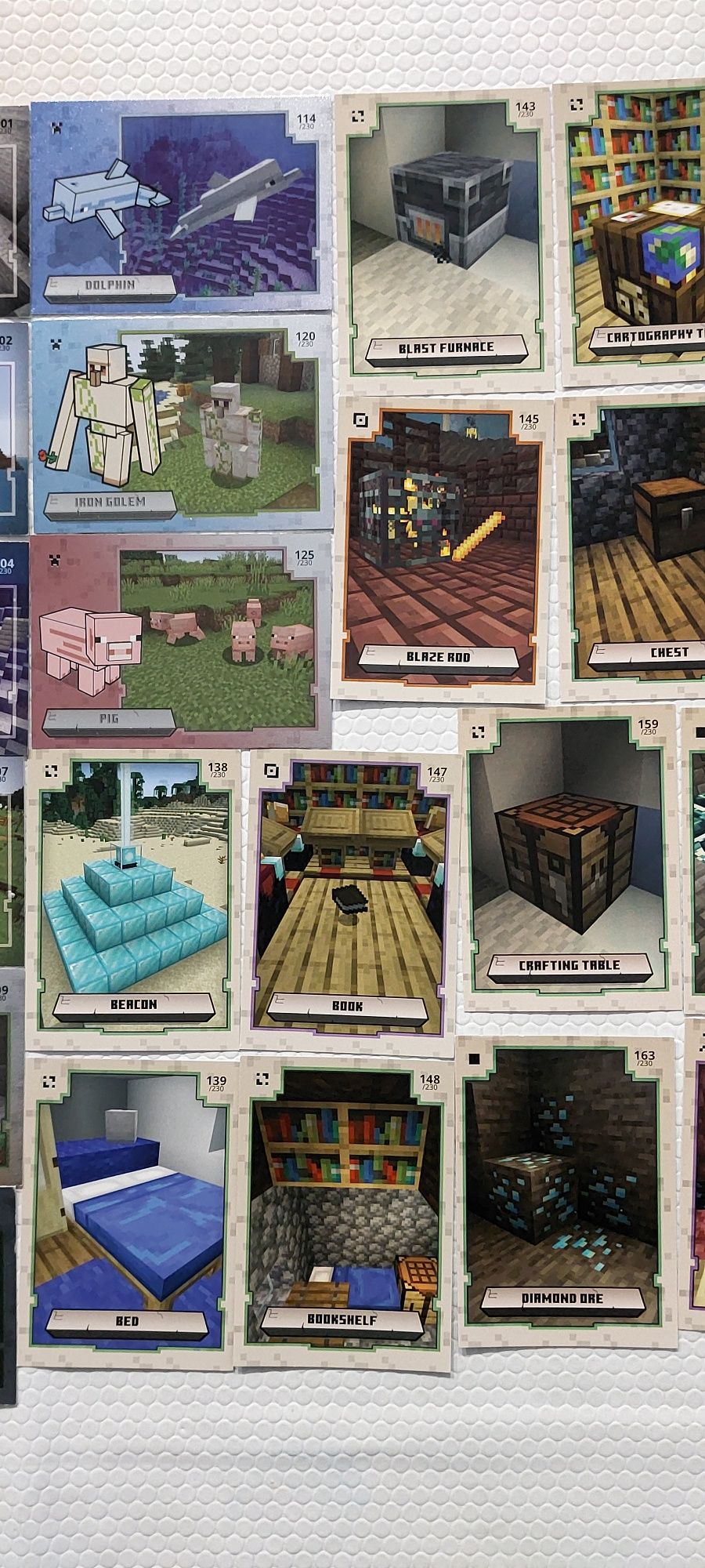 Cartas Minecraft + Capa Arquivadora com 80 Cartas Novas