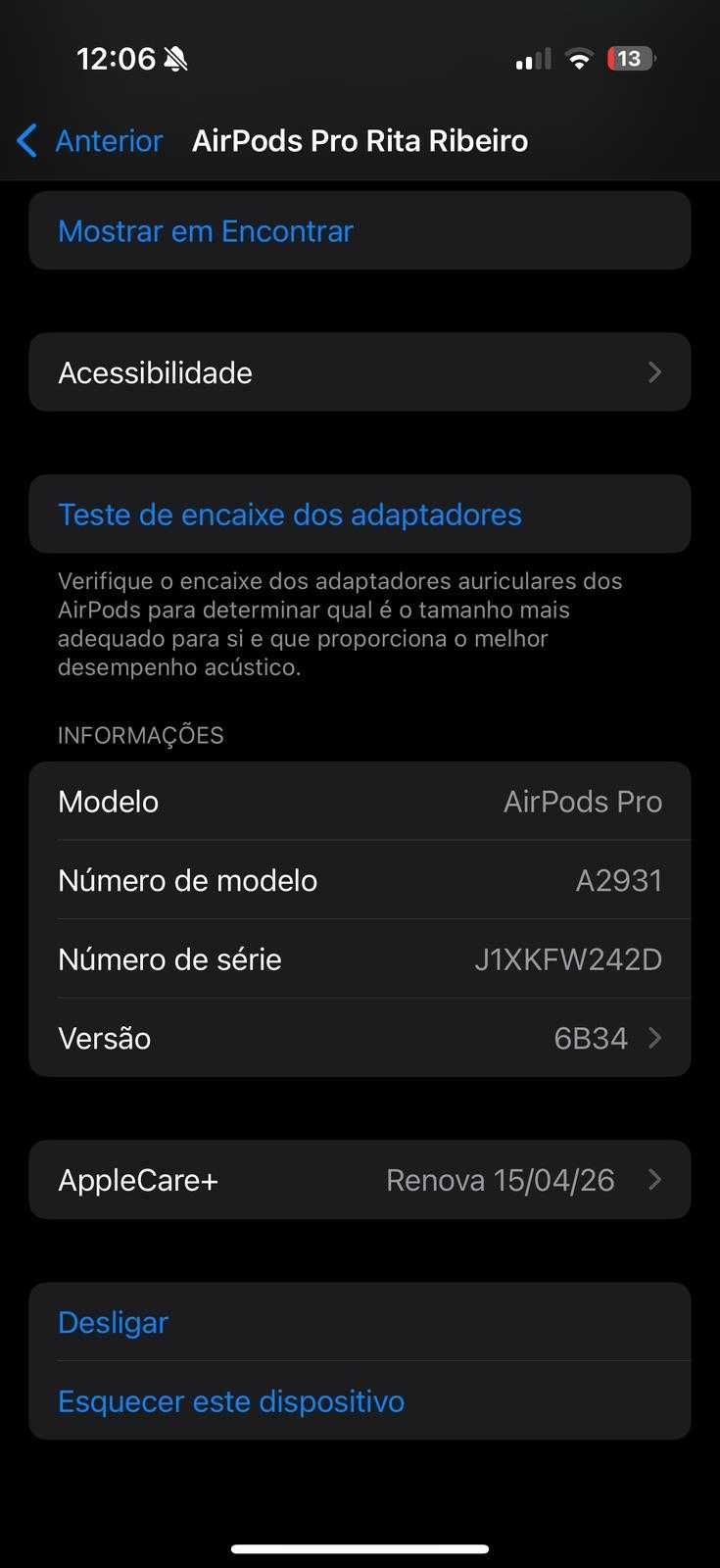 Apple AirPods Pro 2 Geração (USB-C)