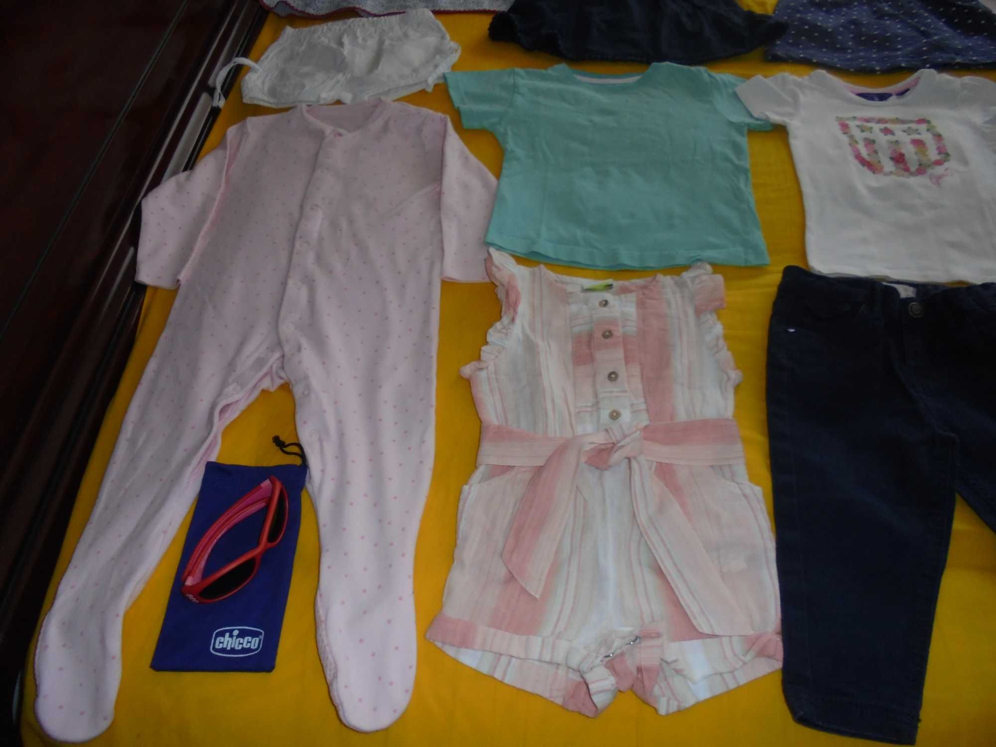 lote de roupa de menina os óculos  da chicco