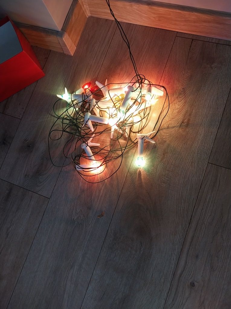 Lampki choinkowe PRL