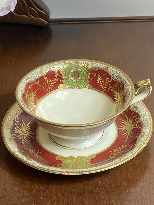 Розкішна  чайна пара в стилі  «Meito Porcelain»