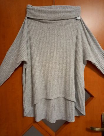 Szara bluzka/ sweter z golfem Orsay. Rozmiar L