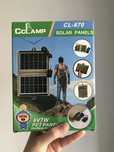 Сонячна панель SOLAR PANEL CL-670/ 29х20см у розкритому вигляді