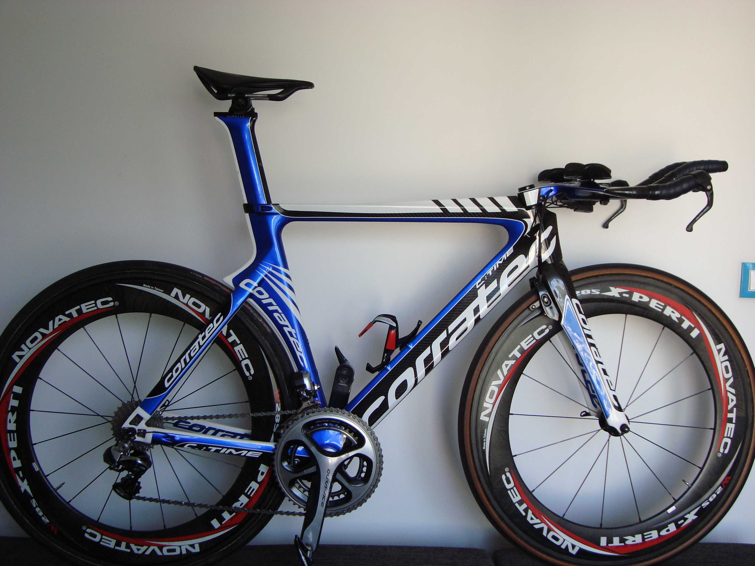 czasowy CORRATEC C-TIME koła Novatec X-PERTI Dura Ace Di2 Triathlon 55