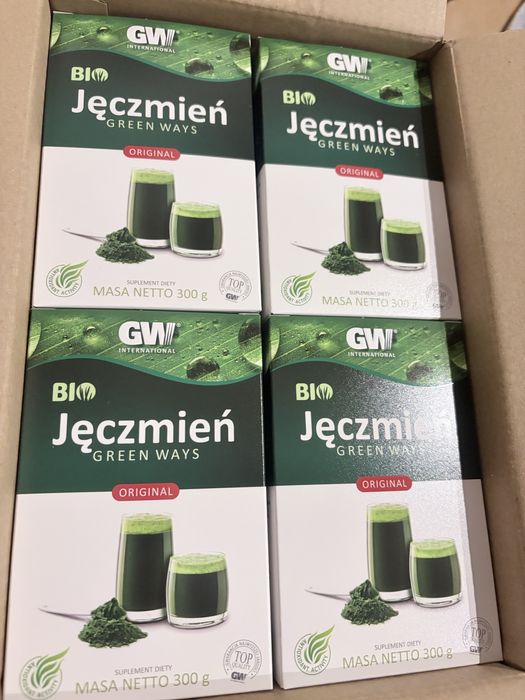 Młody jęczmień Green Ways International