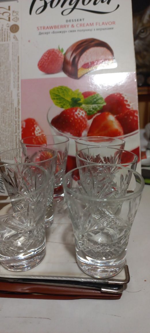 Хрустальные рюмки СССР