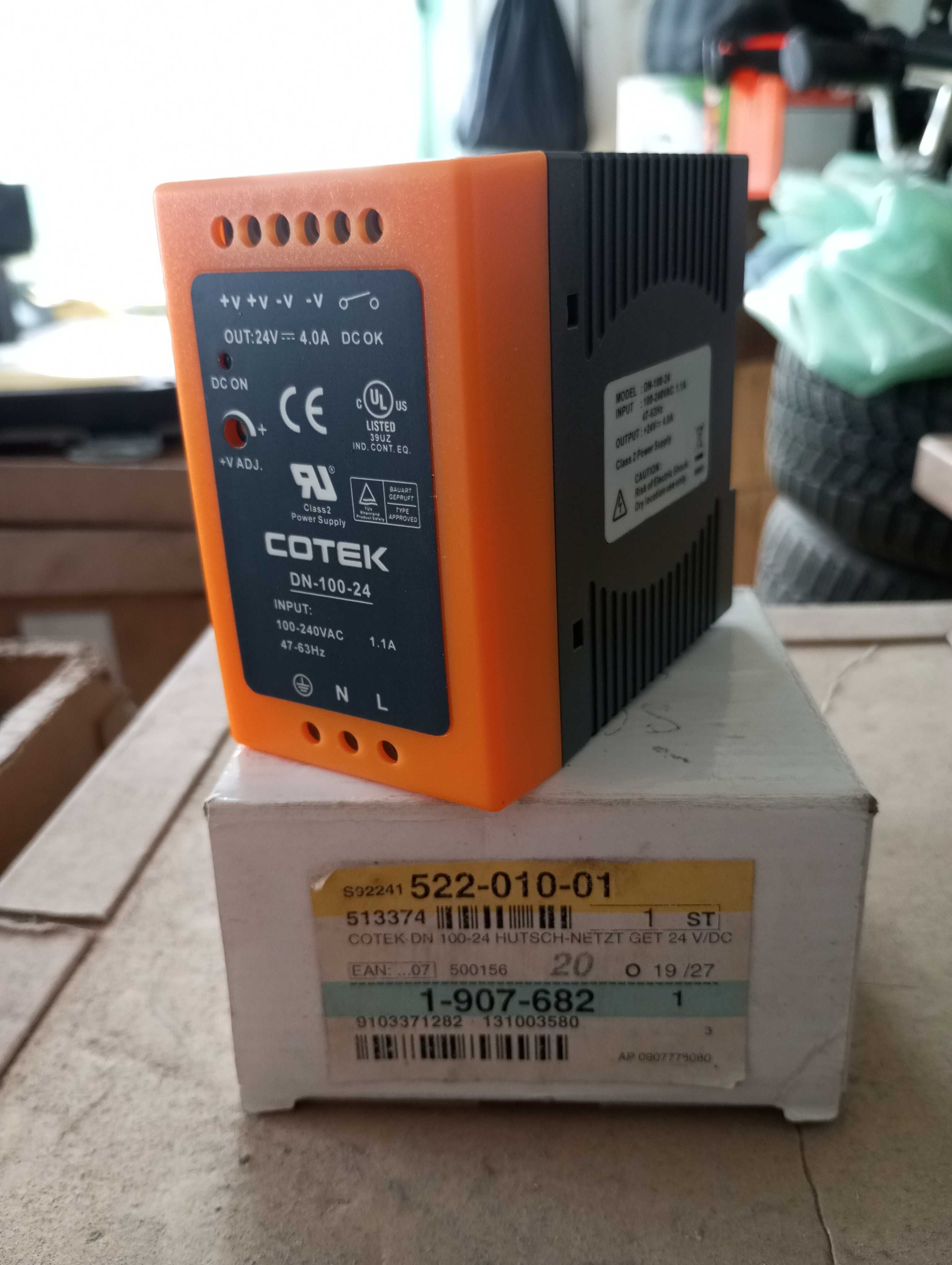 Zasilacz na szynę COTEK DN-100-24