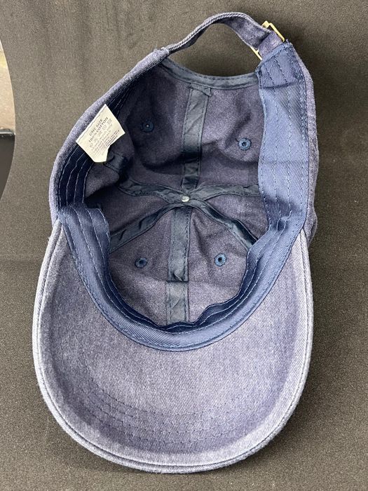 Nowa granatowa czapka z daszkiem bawełniana Alaska vintage unisex