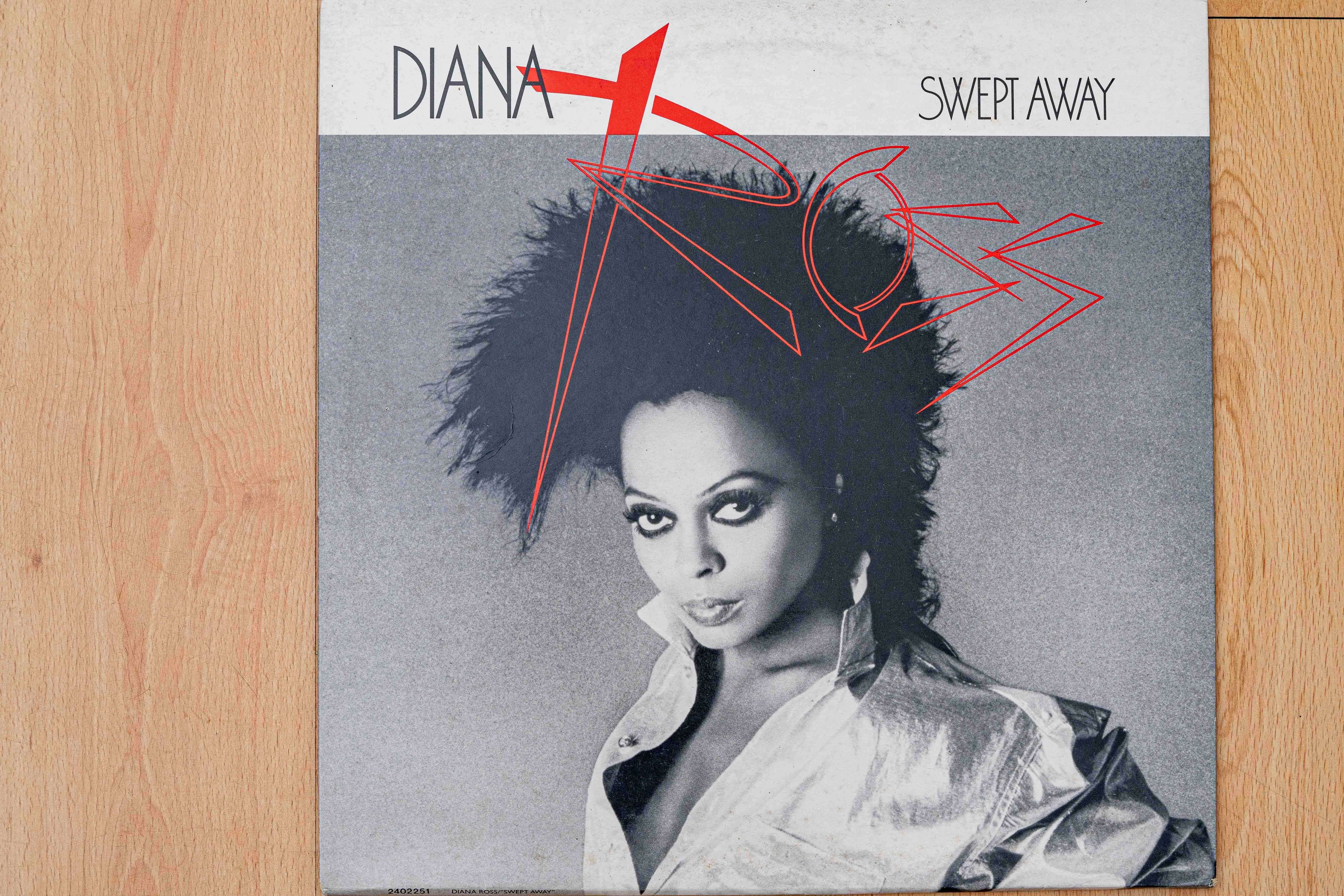 disco de vinil, Diana Ross,swept away