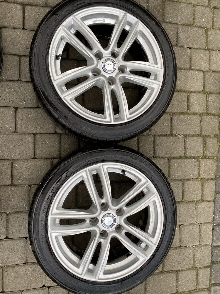 Alufelgi 5x112 17 cali Mercedes W124 C klass E klass opony 225/45/17