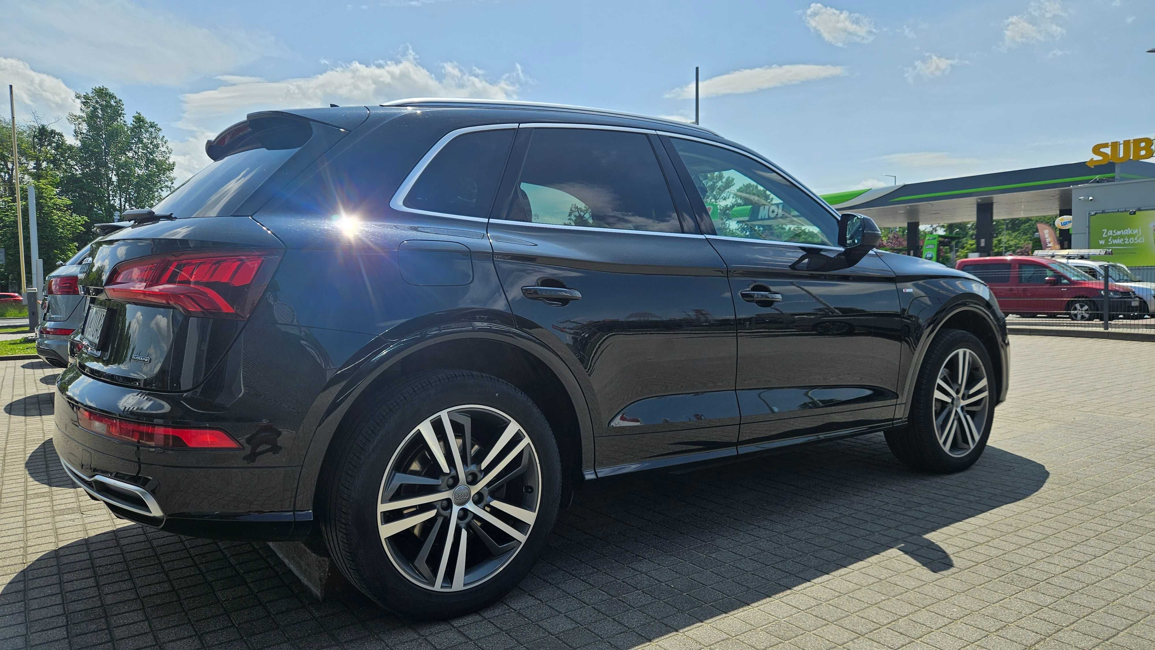 Audi Q5 Salon Polska 2019 S Line Quattro Skóra Faktura Vat cena Brutto