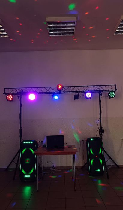 Wynajem nagłośnienie JBL + oświetlenie disco