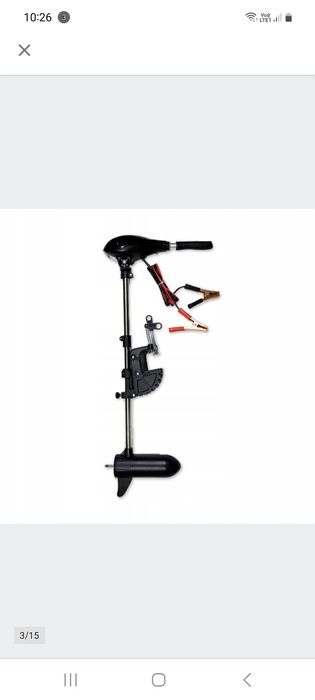 Silnik zaburtowy elektryczny do łódki