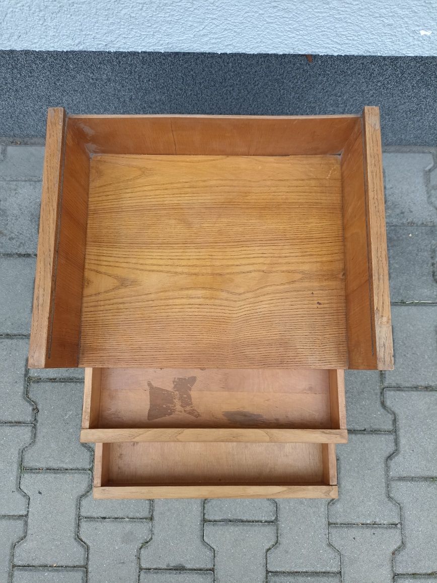 Szafka nocna nakastlik PRL stolik vintage modern loft