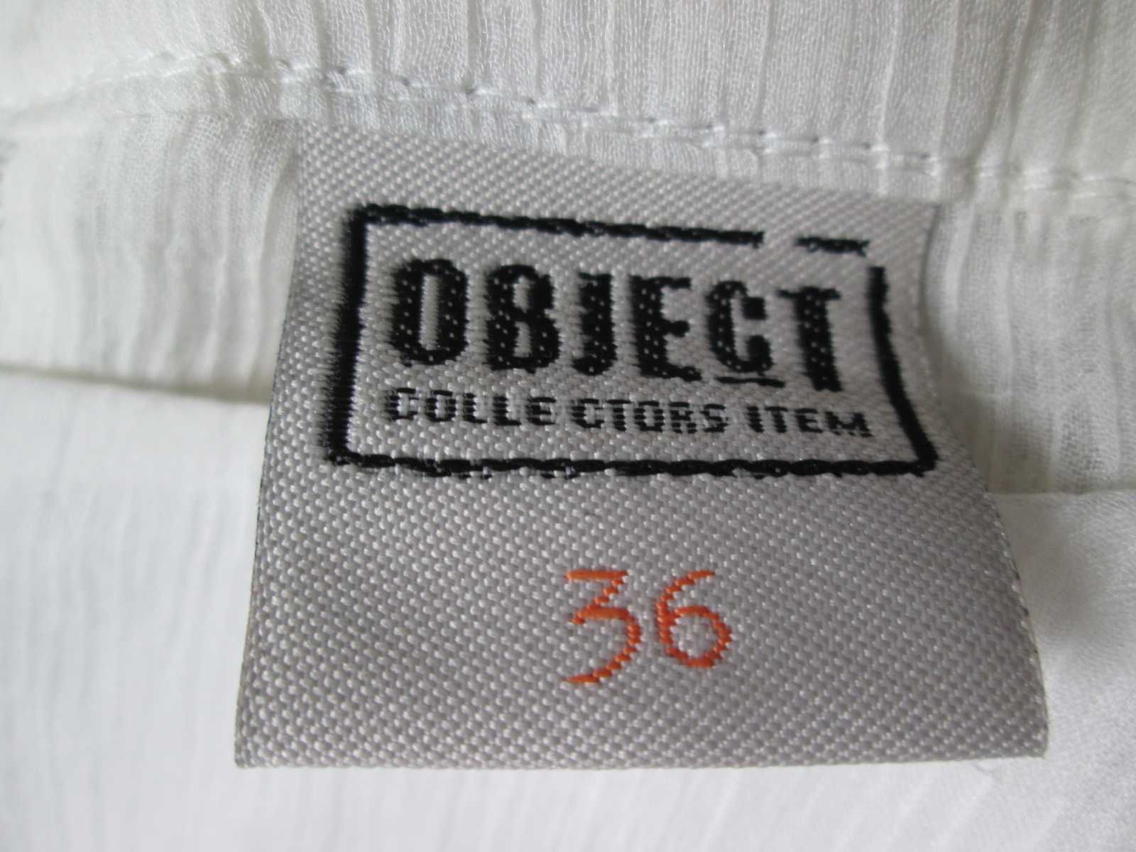 Object długa biała sukienka koronka na plecach S 36 M 38