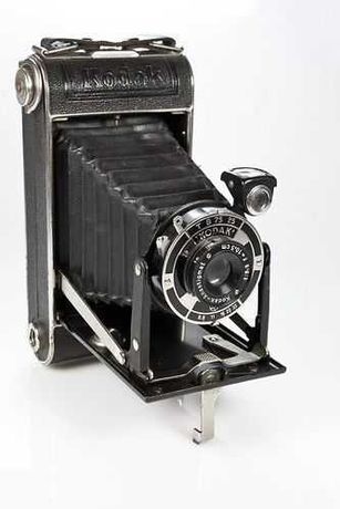 Фотоаппарат пленочный раритетный Kodak junior 620, кожа