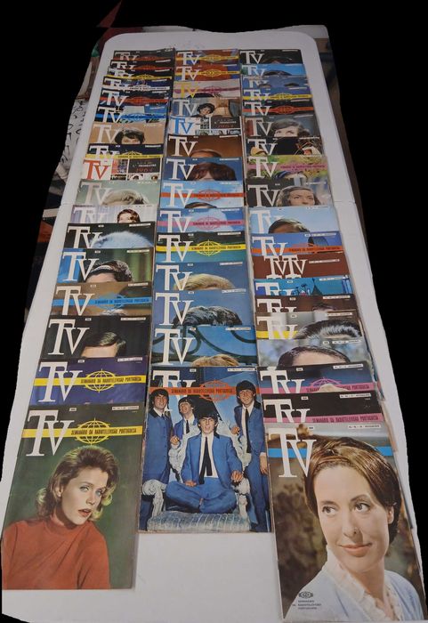 Coleção 49 revistas TV semanário da Radiotelevisao portuguesa