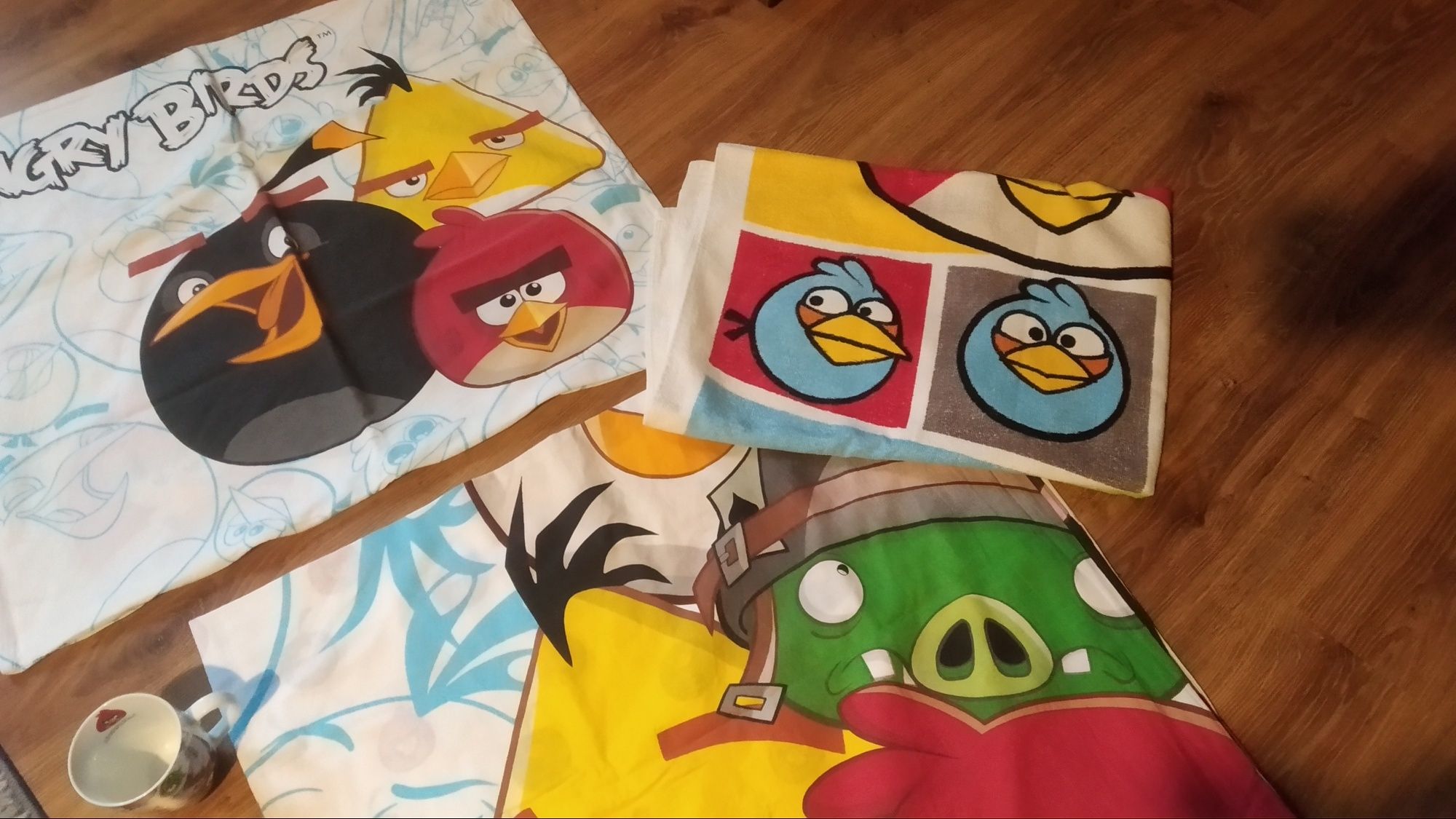 Pościel dziecięca Angry Birds + ręcznik+kubek