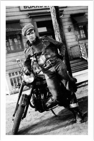 The Wild One (1953): Marlon Brando - Papel fotográfico Premium