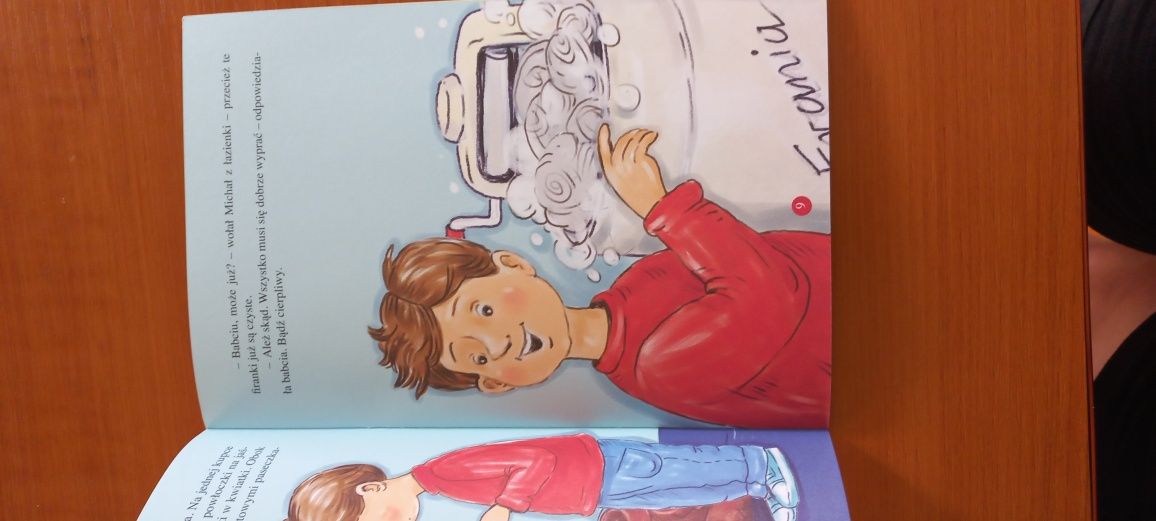 Książeczka dla dzieci pranie u babci Wiktorii