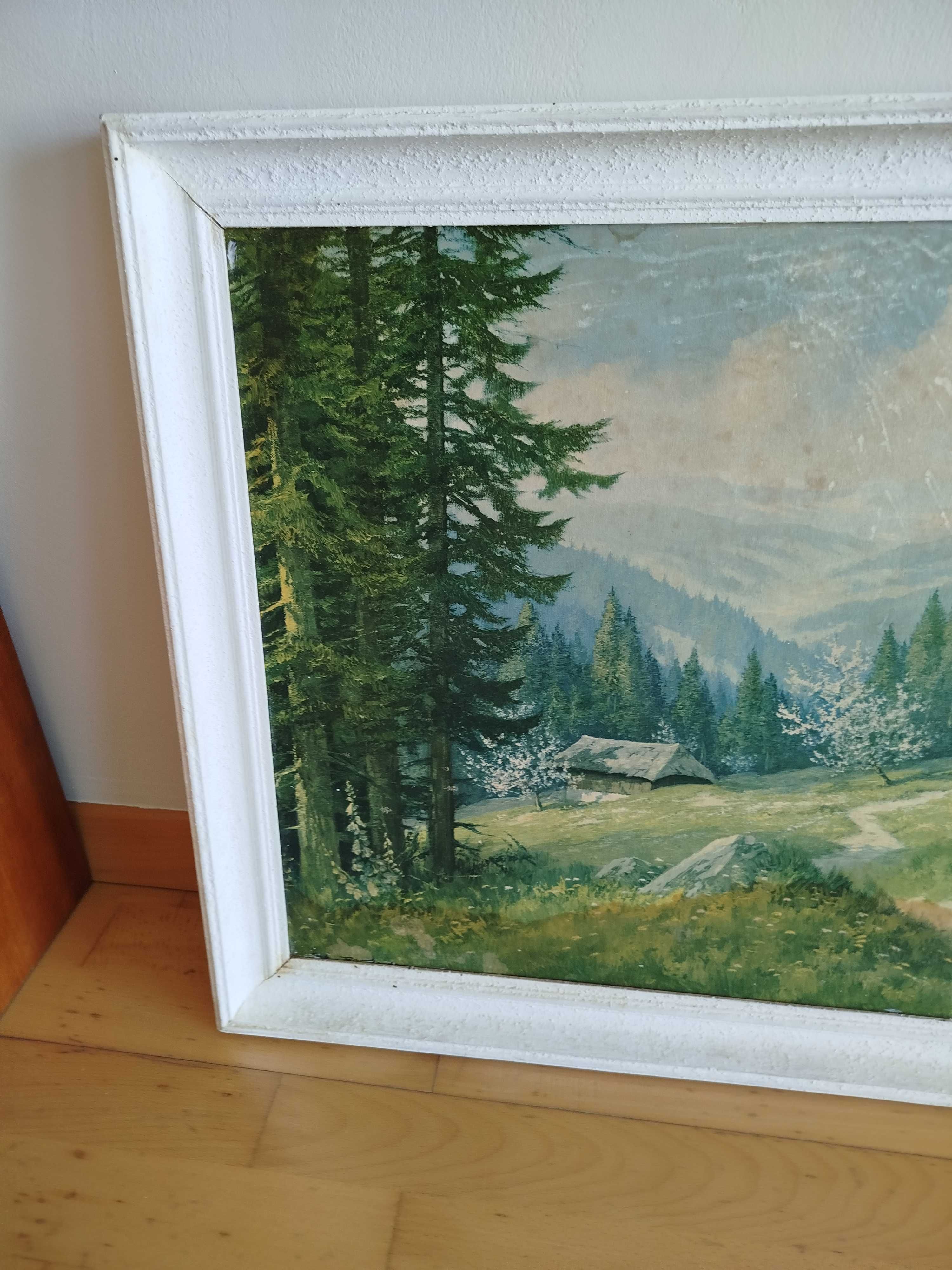 Quadro Antigo com reprodução, preço de saldo