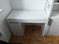 Biurko Ikea z szafka i szufladą