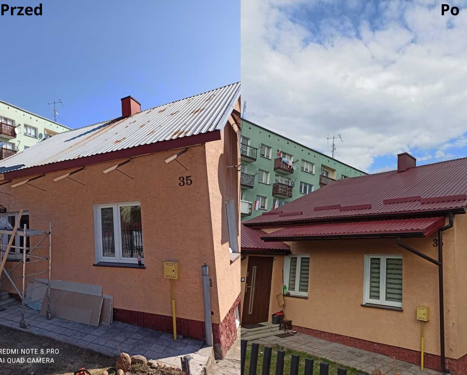 MALOWANIE, mycie elewacji, dachów, kostki, DOCIEPLENIA, wymiany rynien