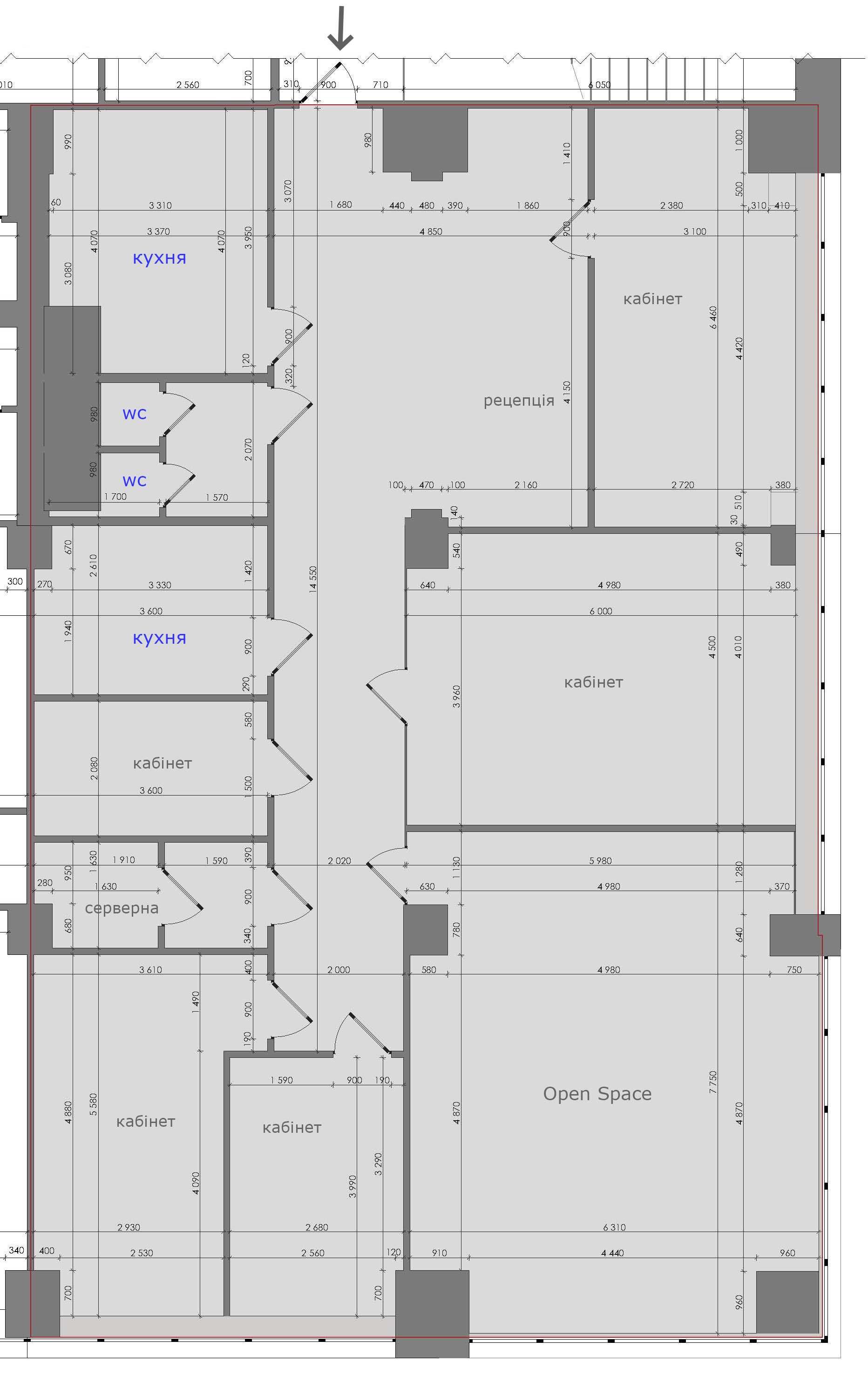 Офіс 231м2. OpenSpace, 5кабінетів. Генератор. метро Васильківська,Без%