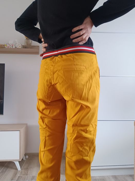 Spodnie chinosy do kostek damskie