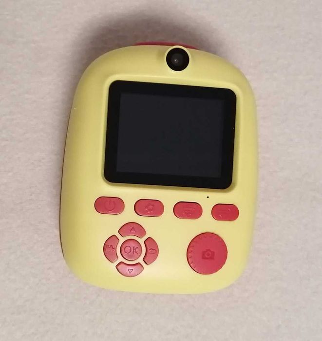 Aparat fotograficzny natychmiastowy D10 żółto-czerwony