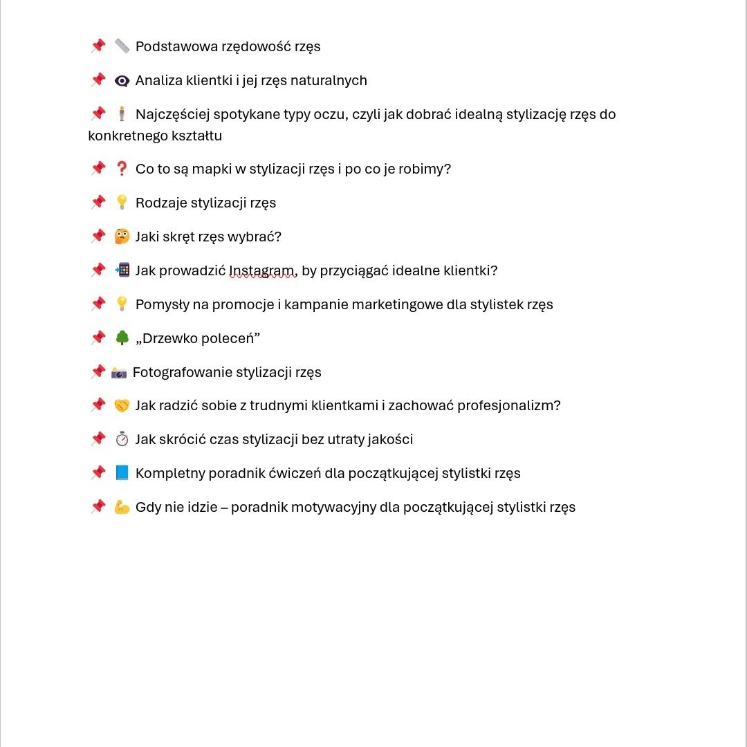 Teoria Stylizacja rzęs gratis testy 1:1 pdf dla początkujących 77 stro
