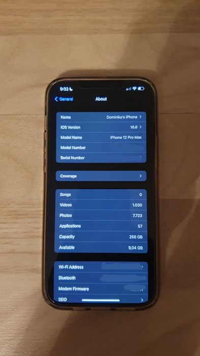 iPhone 12 Pro Max 256GB 5G czarny
