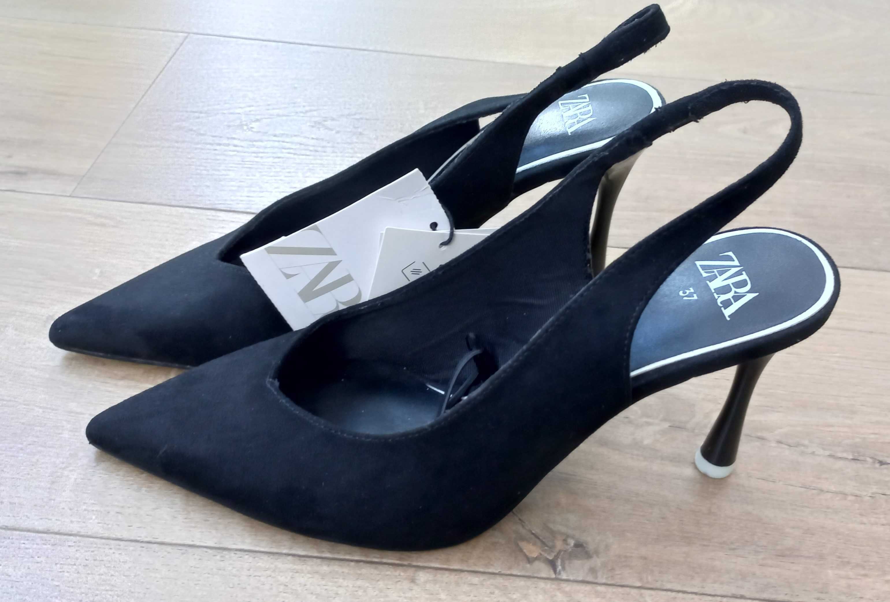 Nowe buty z odkrytą piętą Zara rozm.37