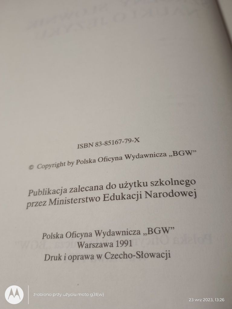 Szkolny słownik nauki o języku. Jan Malczewski