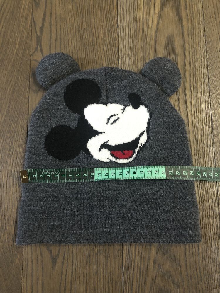 Демі / Тепла зима шапка Zara. Mickey Mouse. Розмір 50-54см.