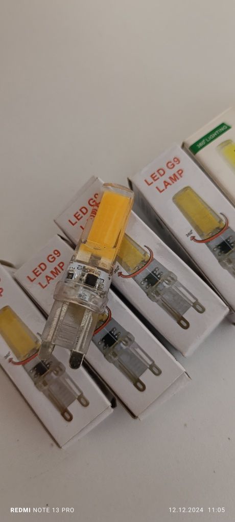 żarówki LED cob g9