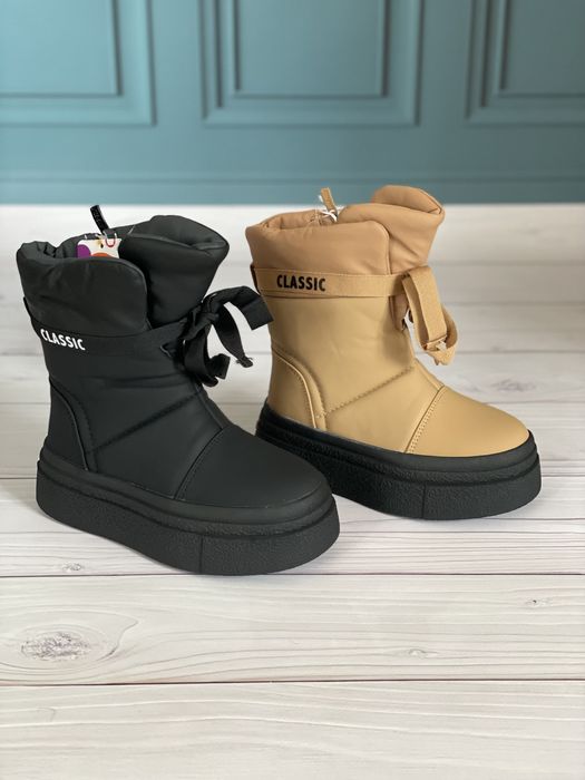 Распродажа! Зимние очень теплые ботинки для девочки 2 цвета