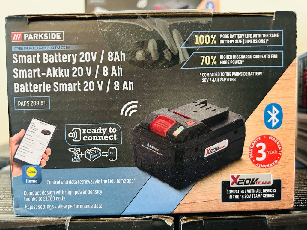 2x Bateria Parkside 8ah 20v