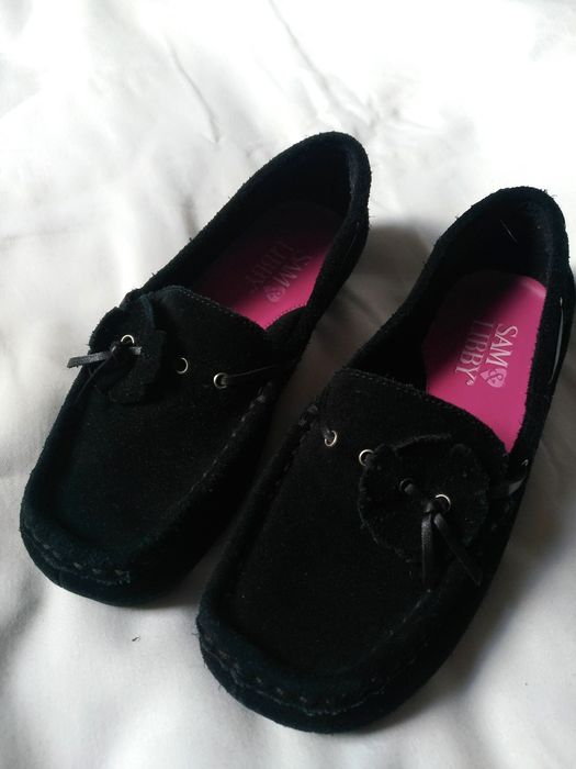 Piękne czarne butki dziewczęce, .